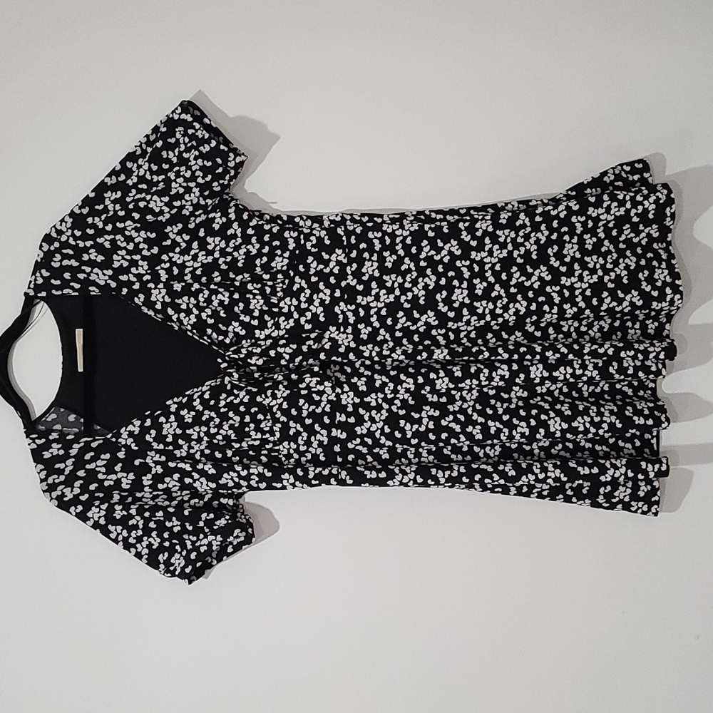 Black and white dress